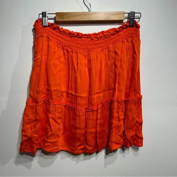 Anthropologie Smocked Cover Up Mini Skirt Set - Picture 11 of 14